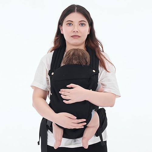 Portabebés para recién nacidos a niños pequeños Portabebés ergonómico transpirable suave estructurado convertible con malla transpirable ligero