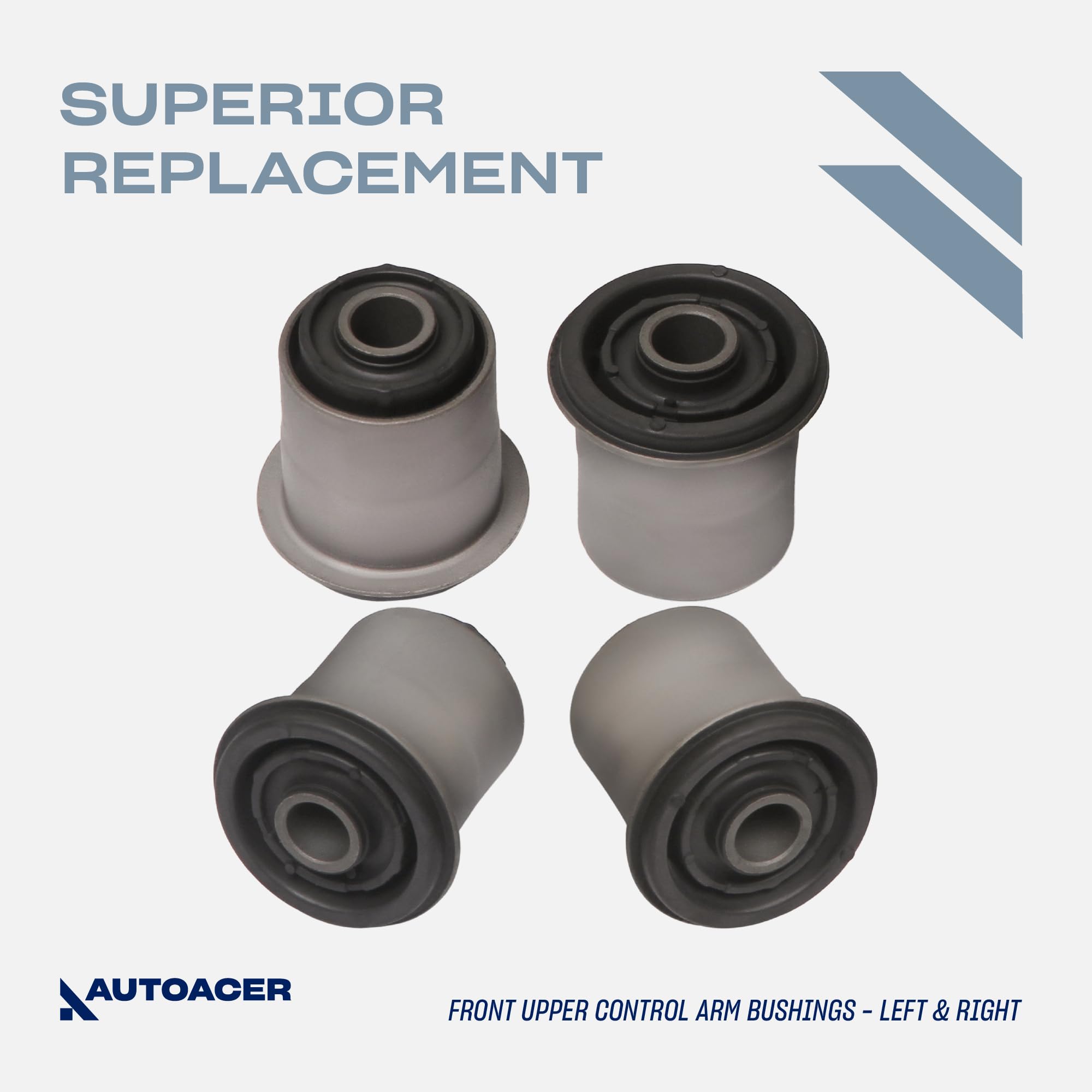 AUTOACER - 8 piece Complete Front Upper & Lower Control Arm