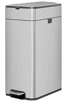 Amazon｜ottostyle.jp ペダル式 中央開閉 ゴミ箱 ステンレス