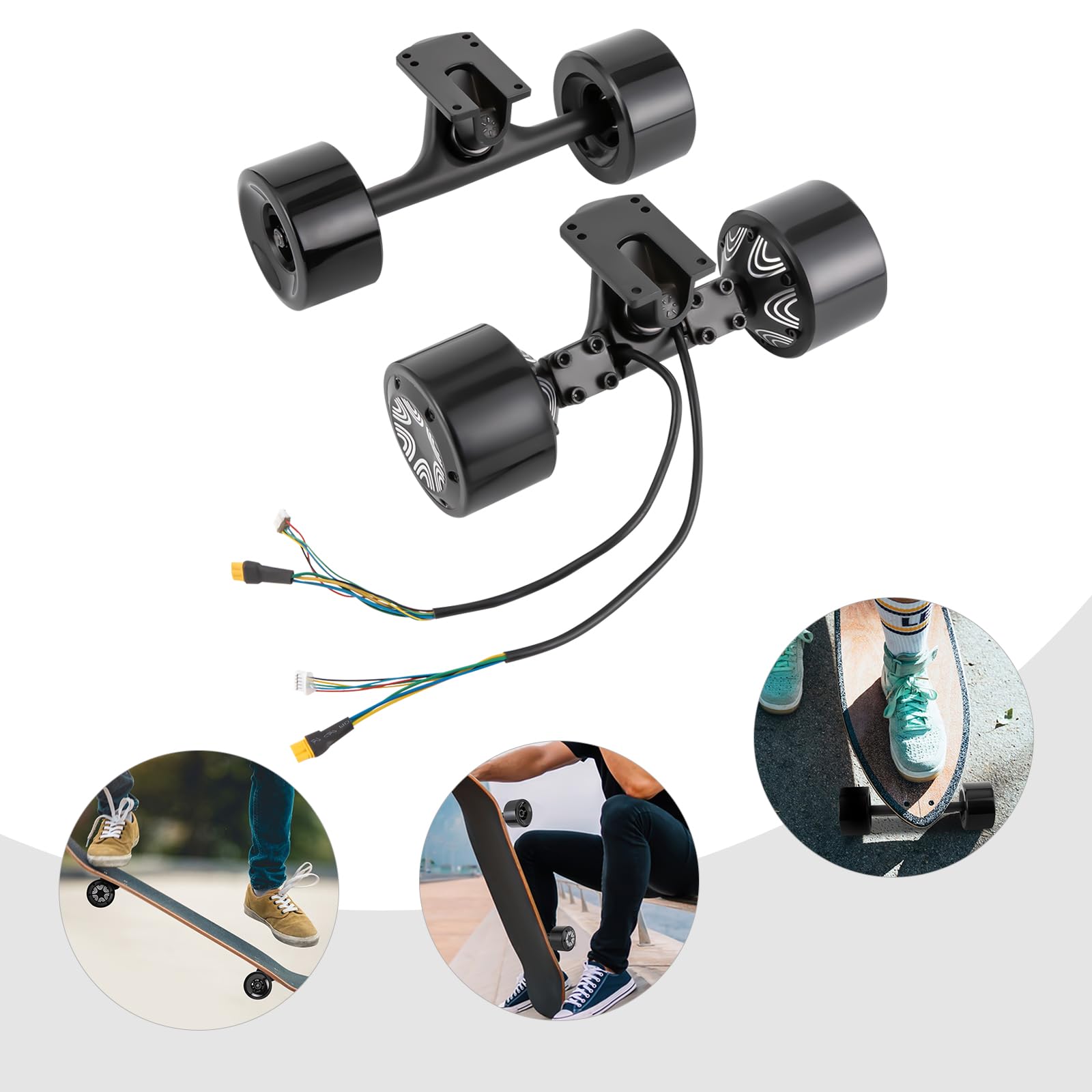 Test skateboard électrique double moteur 250 W : avis et performances Test skateboard électrique double moteur 250 W : avis et performances