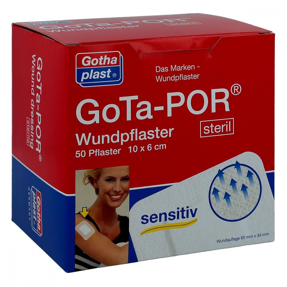 Gota-por Wundpflaster steril 60x100 mm 50 stk