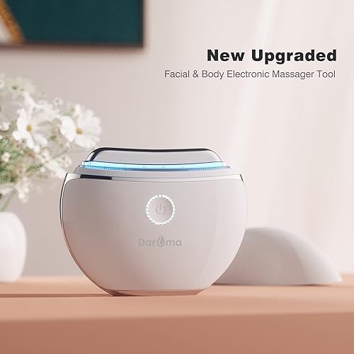 Miniatura 2 de DAROMA Gua Sha Electric, herramientas de masaje facial y corporal mejoradas 2026, 4 características de tecnología todo en 1, eficaz