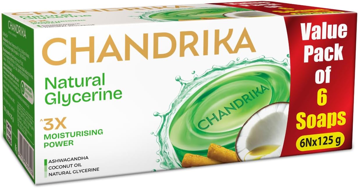 Glycerine Soap, Pack of 6 - 125g Each