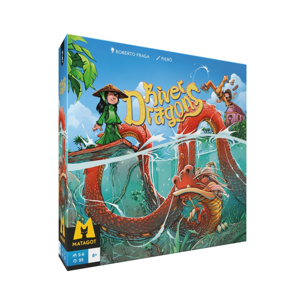 Matagot River Dragons - Jeu de Société - De 2 à 6 Joueurs - A Partir de 8 Ans - Version Française (2025)