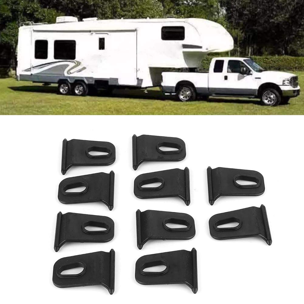 Gancio Per Tenda Da Sole In Pvc Occhiello Per Tenda A Caduta Mod  Paletta Colore Nero 990642