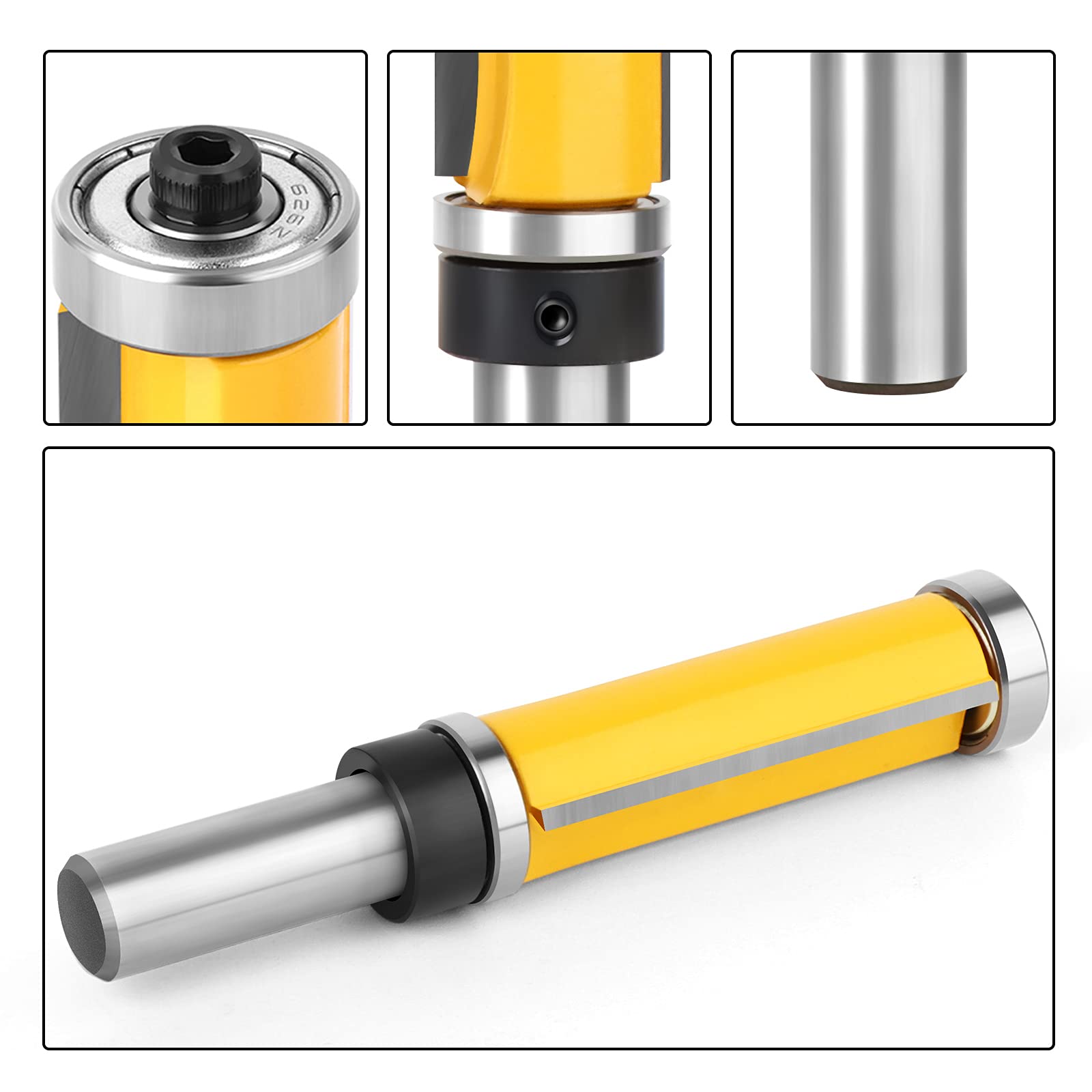 Flush Trim Router Bit - 2 Inch Shank -5 Flush Trim Router Bit - 2 Inch Shank -5