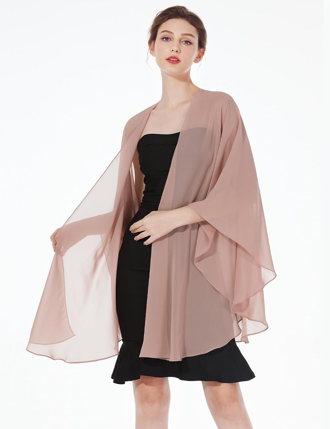 Summer Shawls and Wraps for Women Evening Dresses Bridal Wedding Lightweight Party Travel Chiffon Scarf