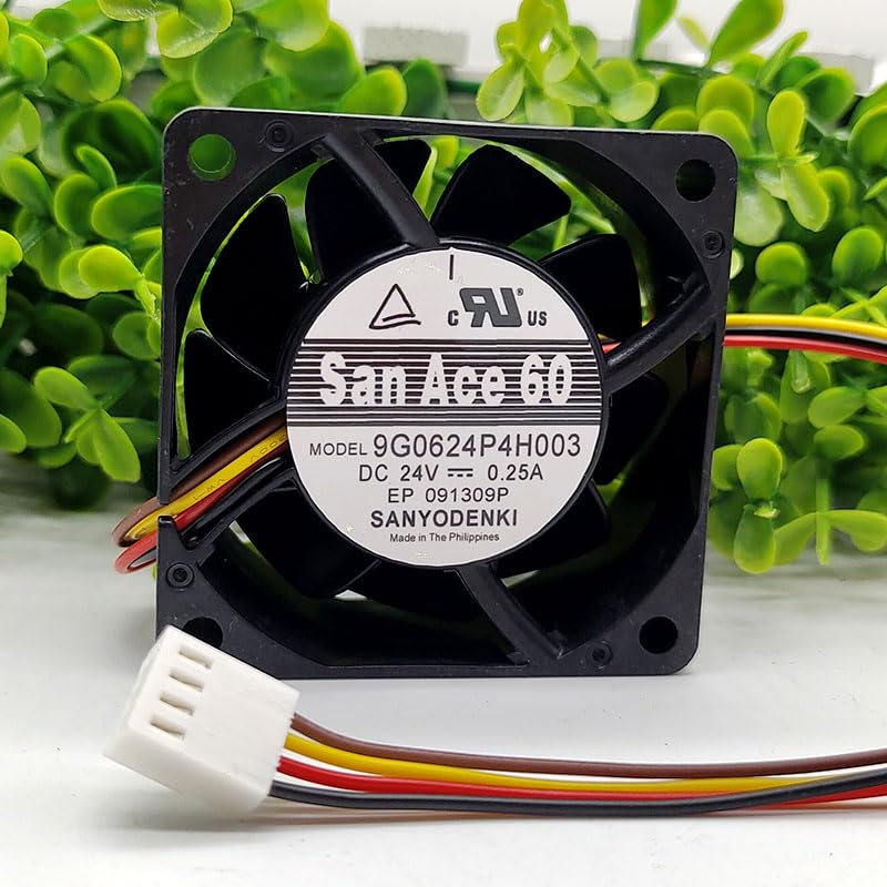 Ventilateur 6cm projecteur 24V 6025 extracteur air silencieux 9G0624P4H003