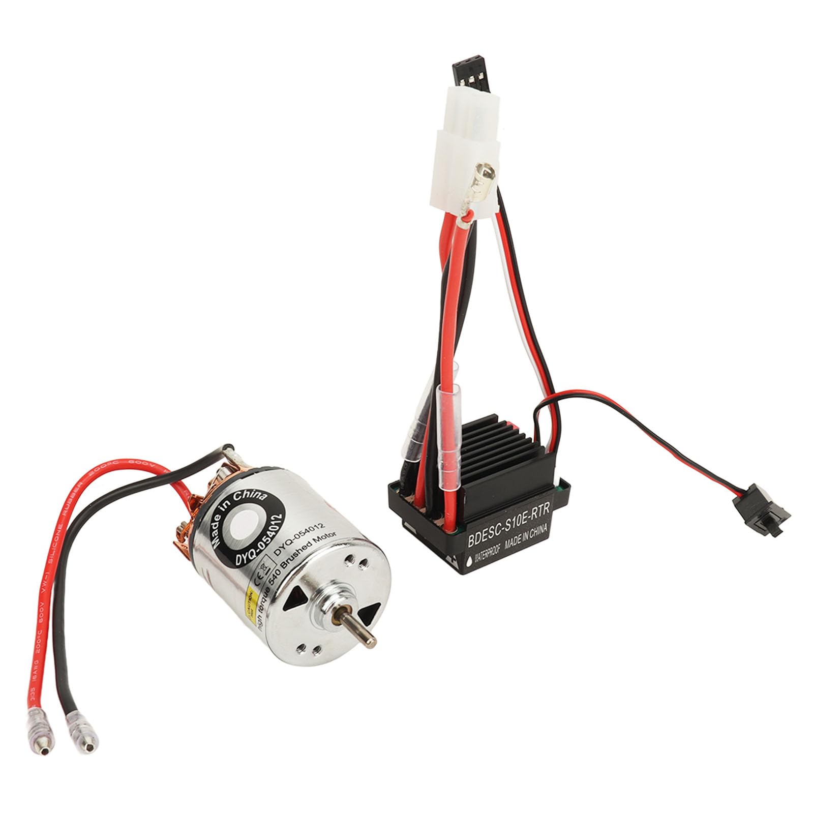 Amazon.com: Brushed RC Motor & ESC Combo, 7.4V 540 Motor, 320A ESC