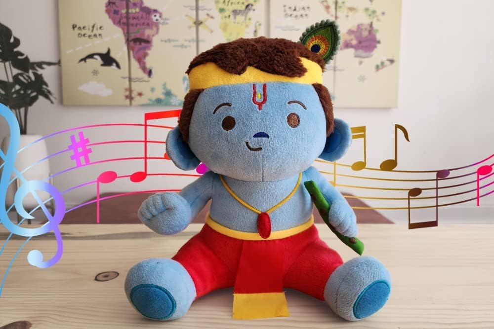 MODI TOYS Baby Krishna Mantra Singing Plush Toy (Medium 11 inch) | Ideal for Newborns, Infants, Toddlers, Grandparents | Customize with Name or Characters… (B0BT12KX69) Amazon Price History, Amazon Price Tracker
