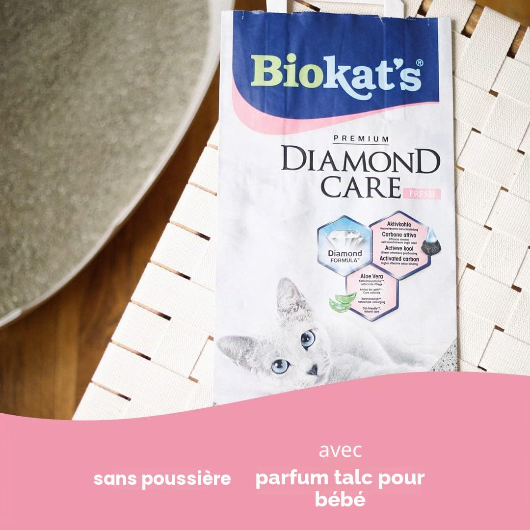 Biokat's 613079 Diamond Care Fresh, 10L (Lot de 2)