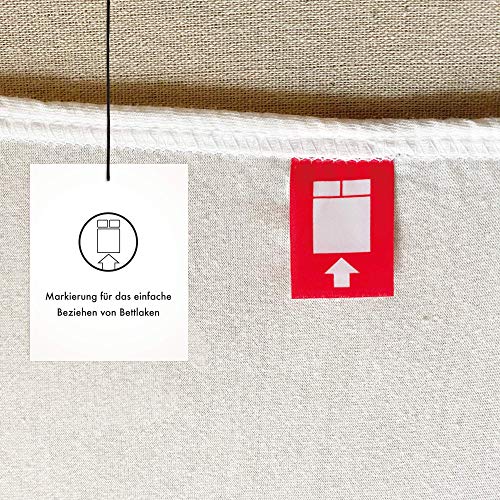 VelvetHome Lenzuolo con Angoli Matrimoniale