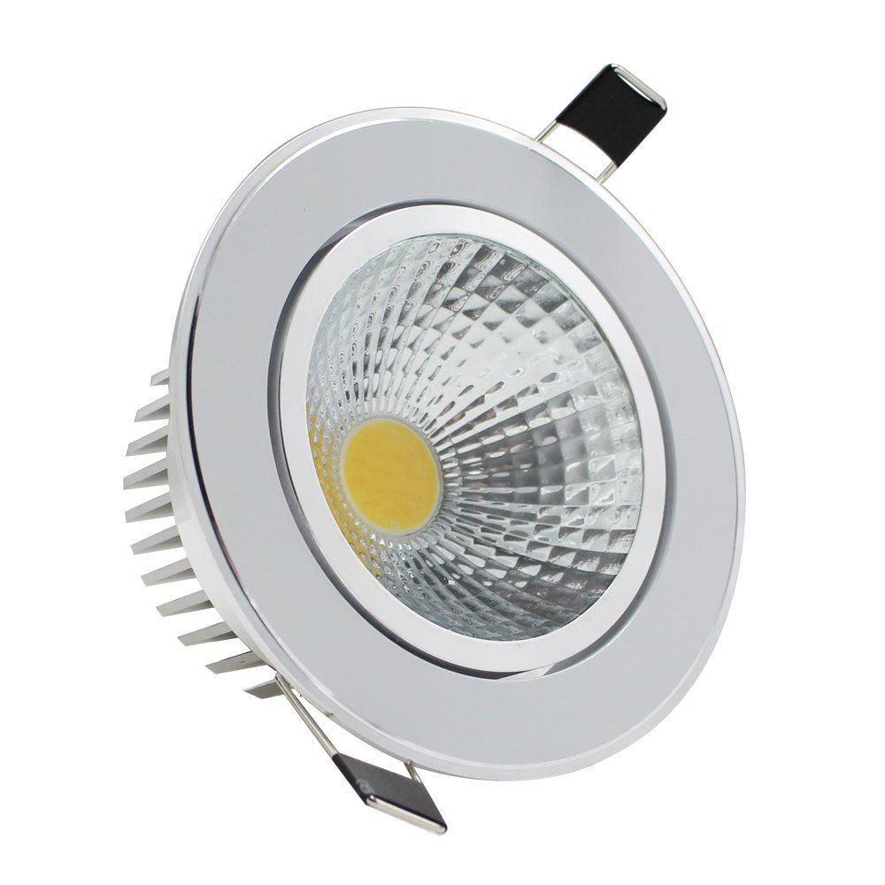 SZFC LED Recessed Ceiling Light Warm White 2700-3200k COB Spot Downlight AC85-265V (9W)
