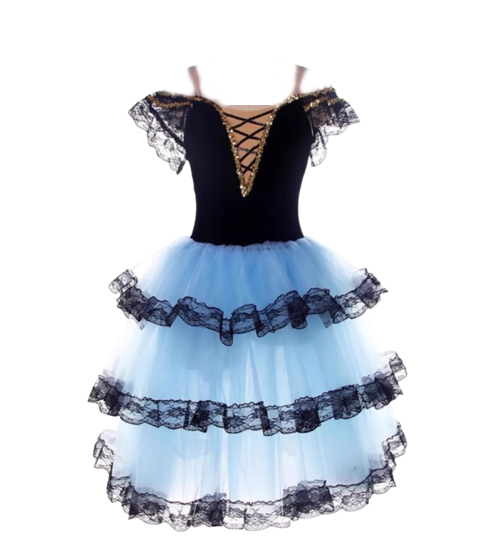 Costume de fête pour enfants et robe de ballet idéale pour les spectacles de danse