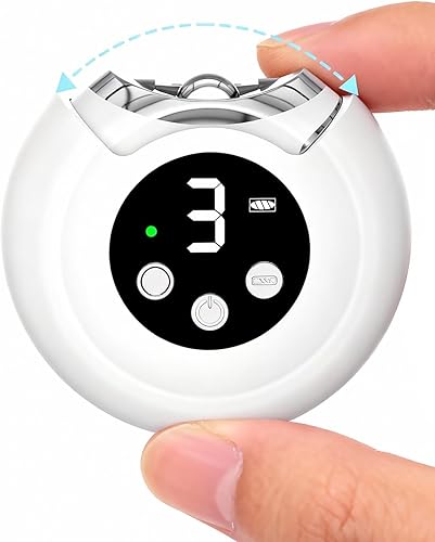 Miniatura 8 de Cortaúñas eléctrico 3 en 1, cortaúñas para bebés con luz LED, cortaúñas automático de 3 velocidades, cortaúñas de seguridad portátil para bebés,