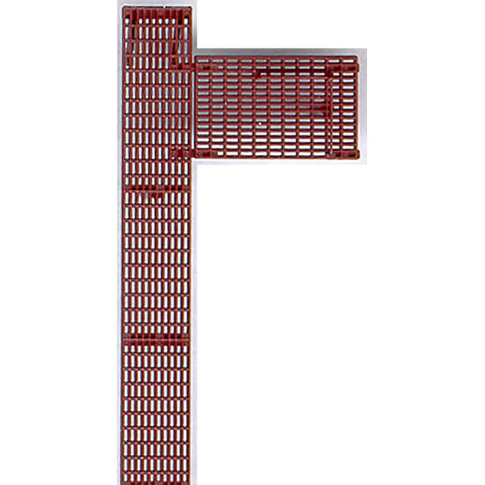 HO Scale 7' Youngstown Box Car Door w/High Tack Board pkg(2) -- Red Oxide