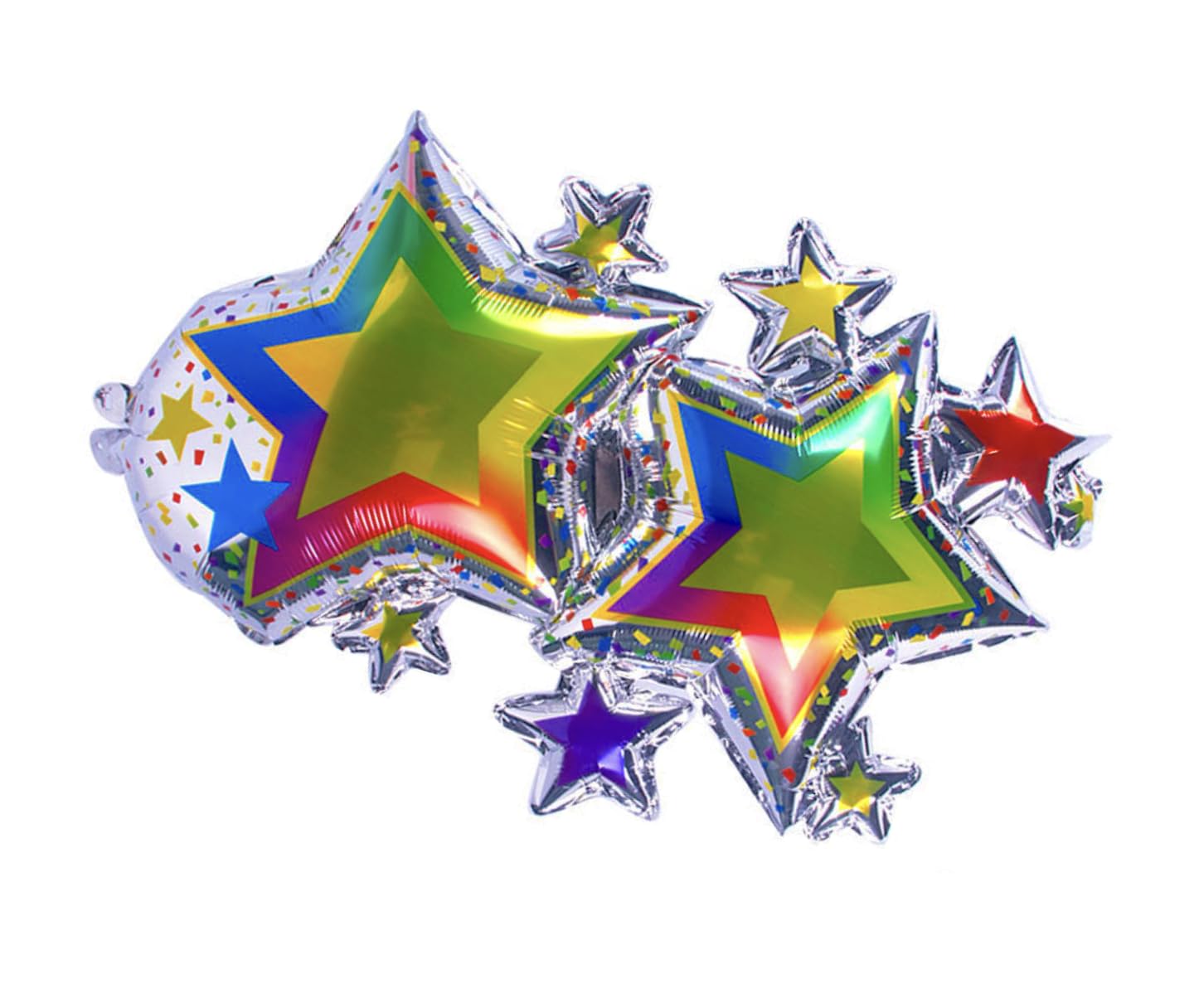Star Cluster Foil Balloon, 95cm (2 pack) - Image 2