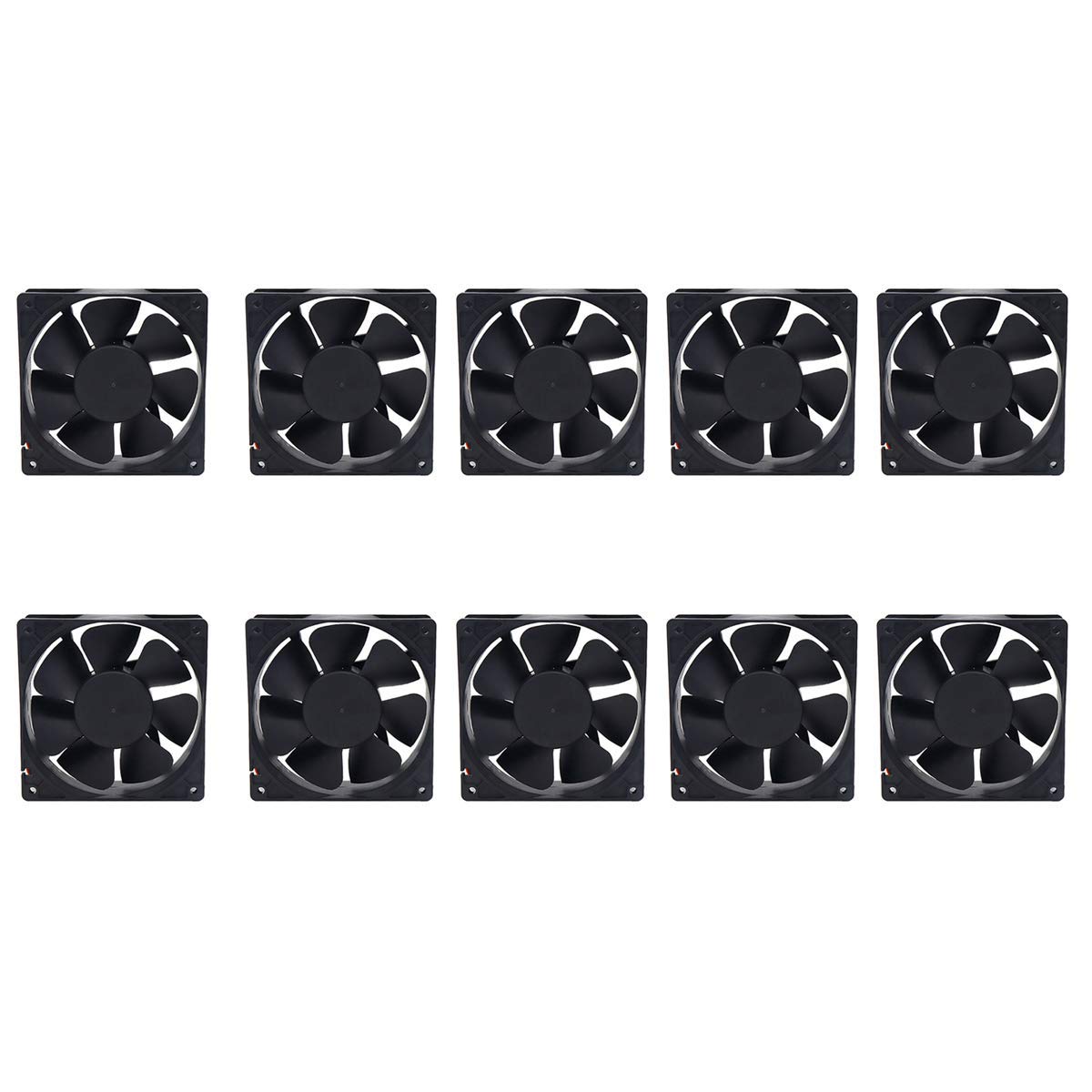 Electronic Spices 10Pcs 12V Brushless 3Inch Dc Cooling Fan For Pc Case,Cpu Cooler Black (80X80) Mm (B08WR9TRHZ) Amazon Price History, Amazon Price Tracker