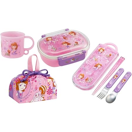 Amazon スケーター Skater ちいさなプリンセス ソフィア お弁当箱 360ml トリオセット 箸 スプーン フォーク コップ ランチ巾着 ランチボックス 4点セット ノーブランド品 弁当箱