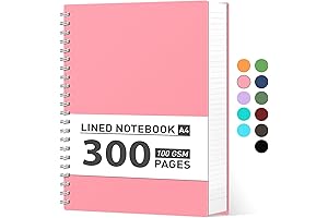 AHGXG Spiral Journal Notebook: College Ruled for Women