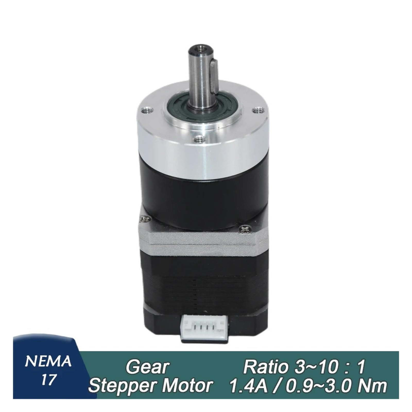 Rapporto Riduttore epicicloidale Nema17 4:1 Albero con sede chiavetta Motore Passo-Passo 42 Lunghezza Corpo 34 mm 1,4 A 0,3 NM
