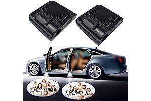 2x Custom Logo LED Projector Car Door Step Courtesy Welcome Lights: Illuminate...