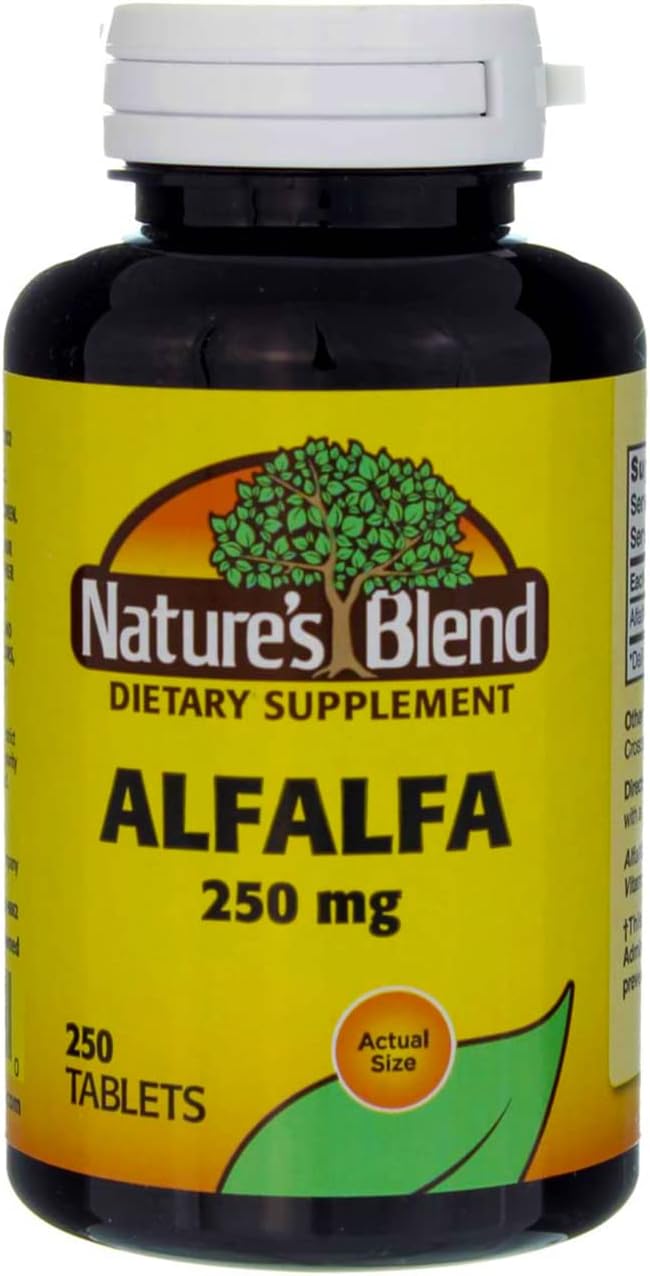 Nature's Blend Alfalfa 250 mg 250 Tabs