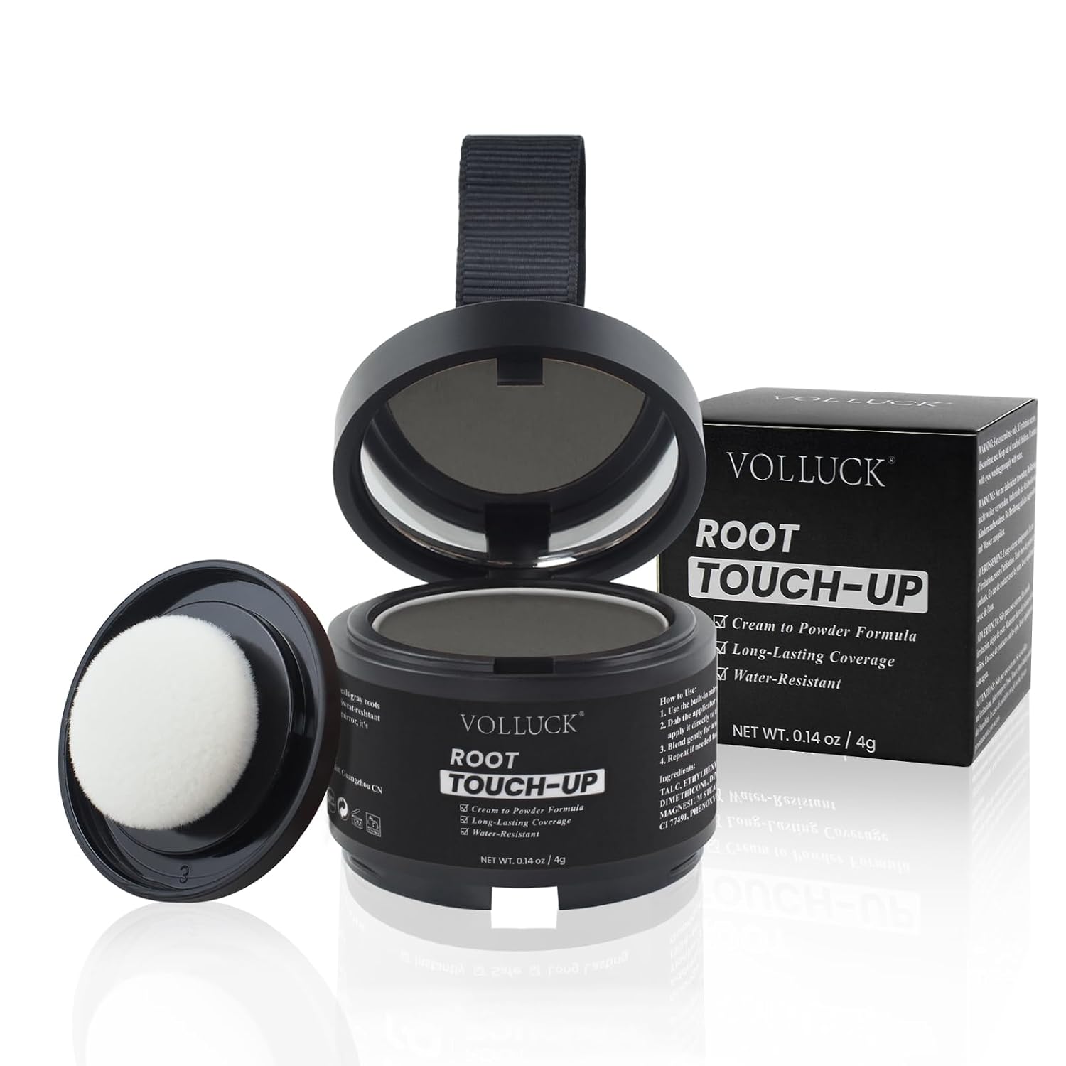 Hairline Powder Dark Brown - Root Touch Up for Thinning Hair