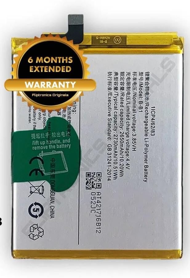 FLIPTRONICS ORIGINALSโข B-B1 Battery for Vivo Y55 Y55A Y55L Y55S Battery with 6 Month Warranty **** (A228)