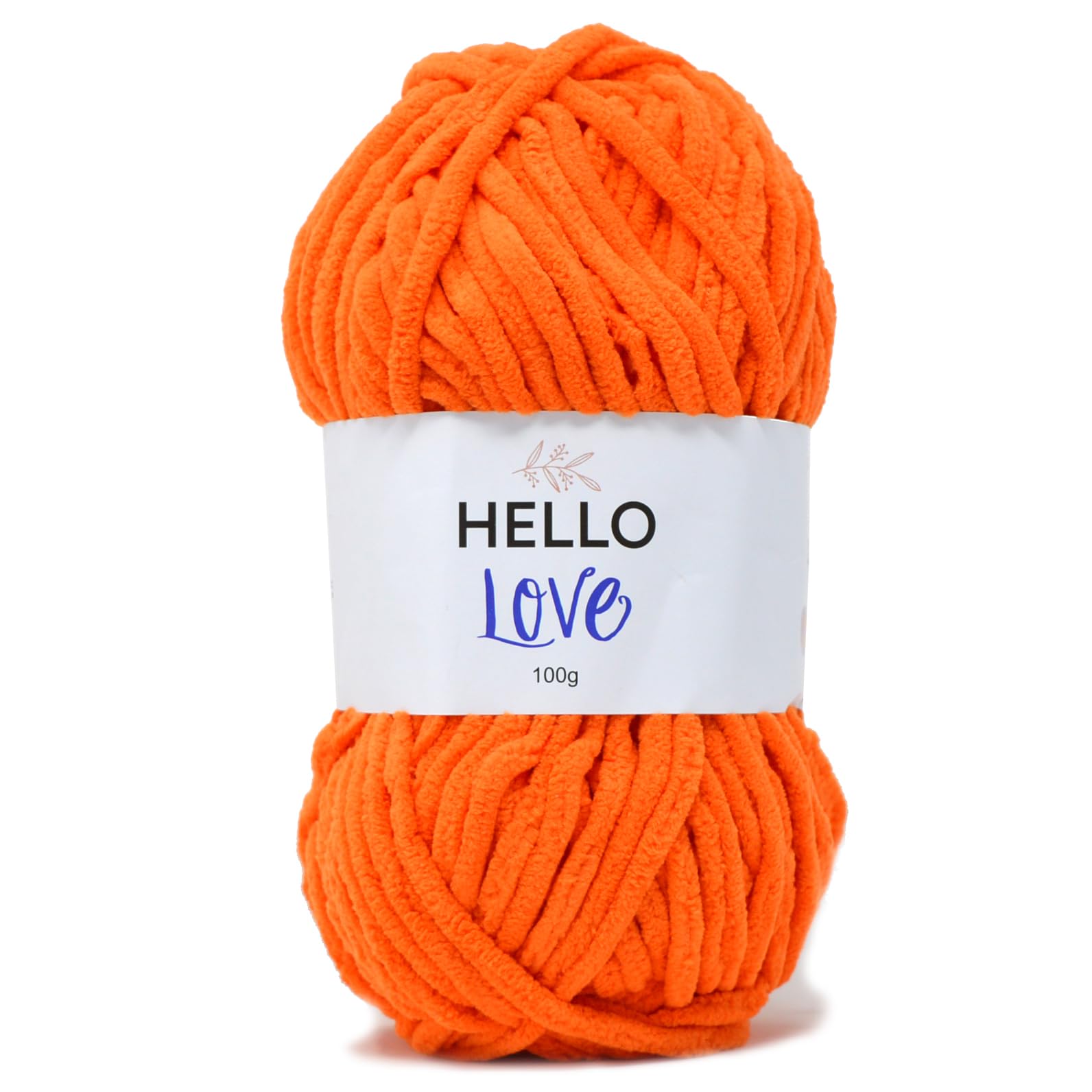 Hello Love 100g Blanket Yarn - Orange
