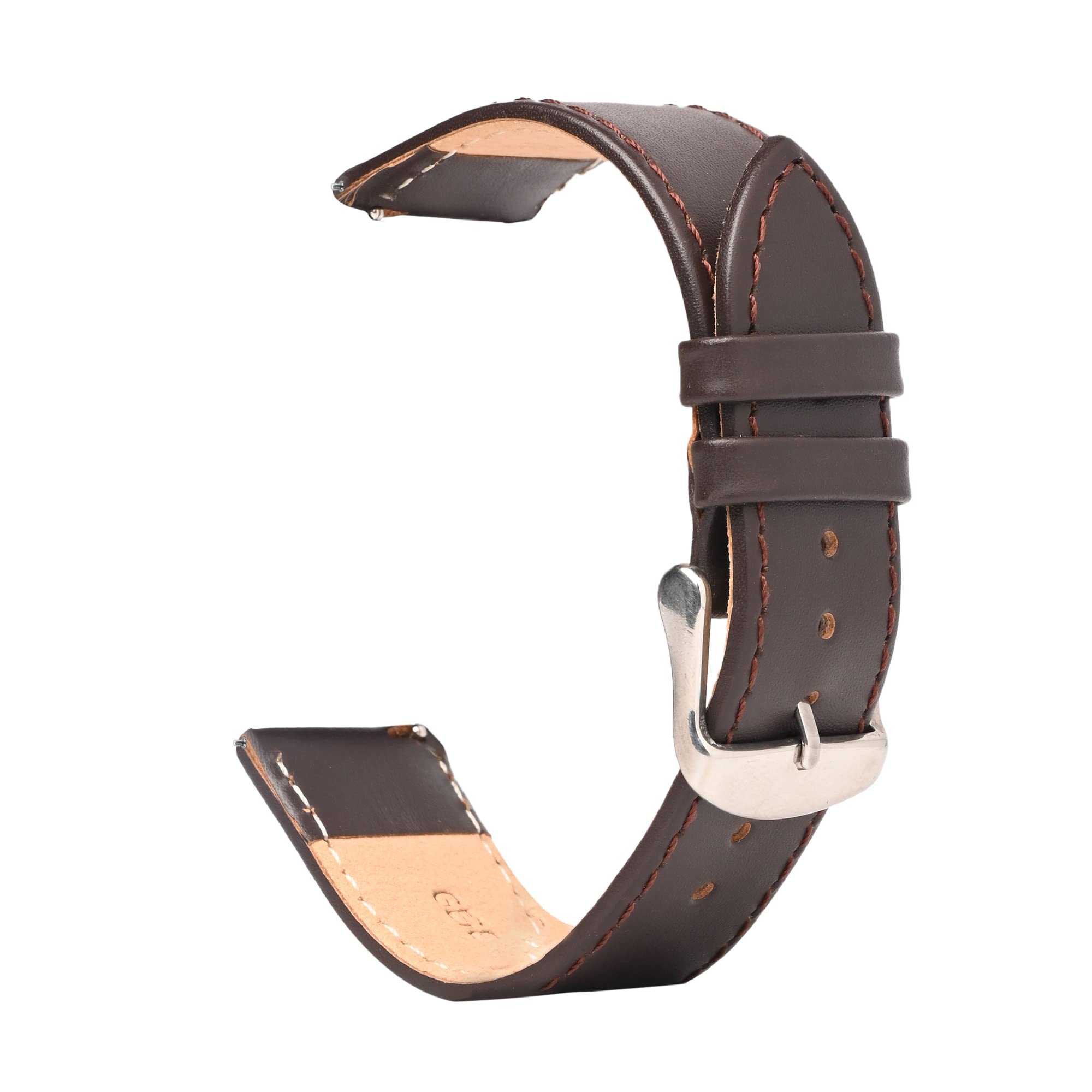 Mentoy Premium Leather Strap for Analogue and Smart Watches (Dark Brown) 1002DB20 (B0C61D3TZV) Amazon Price History, Amazon Price Tracker