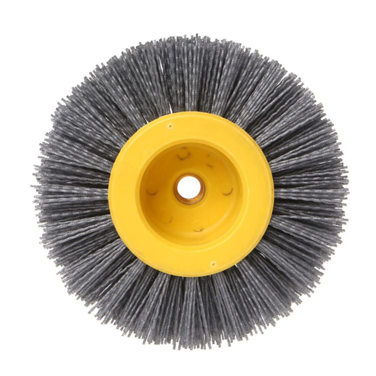 Cepillo de Alambre para Amoladora de Nylon Plata para Eliminar Óxido y Polvo en Proceso de Mecanizado Disco de Pulir