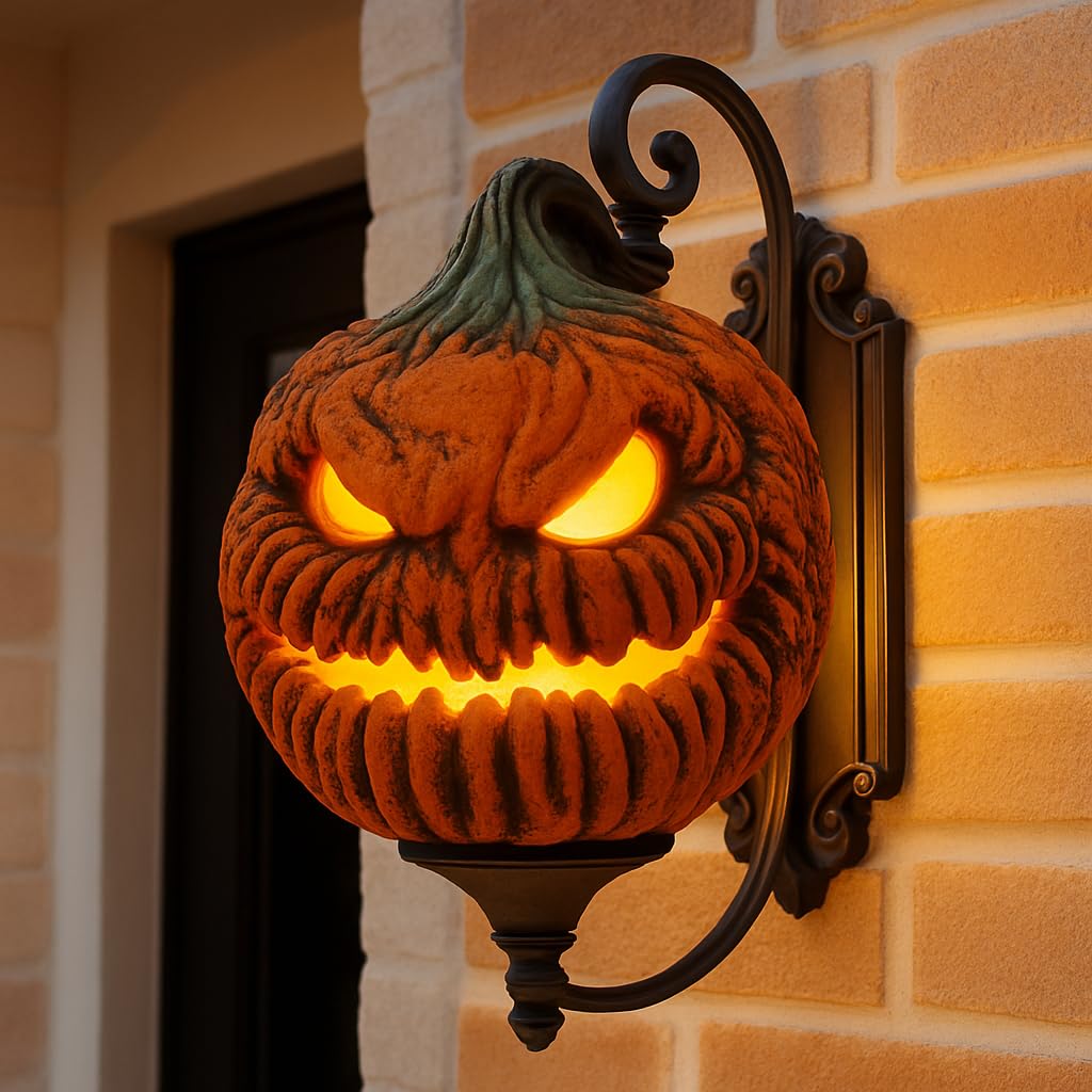 Pumpkin Porch Light Covers