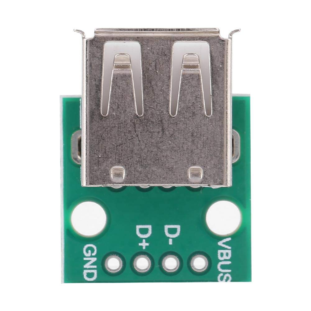 Garosa Scheda breakout USB femmina 4 pin 10 pezzi con connettore DIP 2.5mm per prototipazione rapida di progetti elettronici per hobbisti ingegneri e maker professionisti