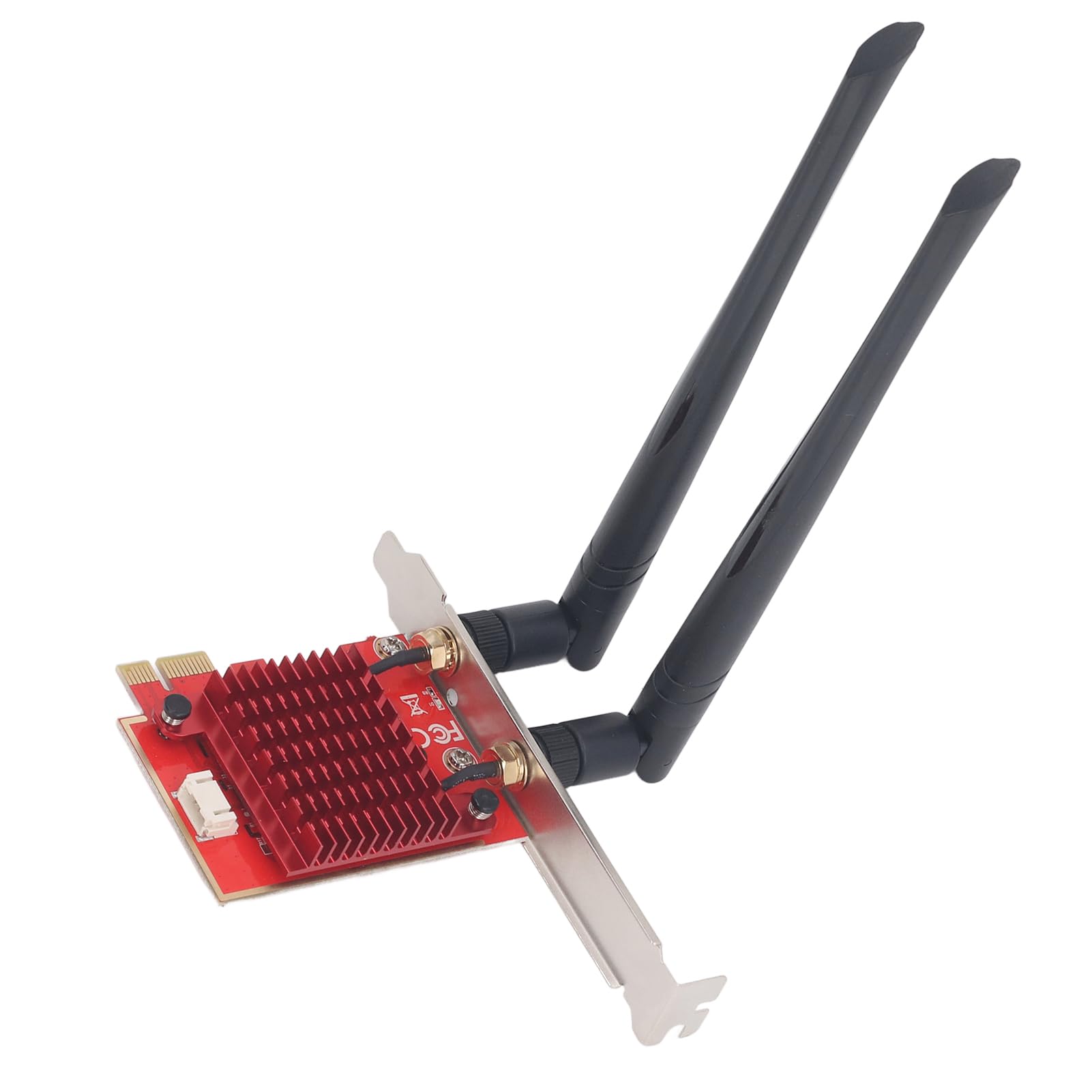 Adattatore di schede di rete wireless nutriess PCIE WiFi 8774MBPS TRI BAND GIGABIT per PC desktop