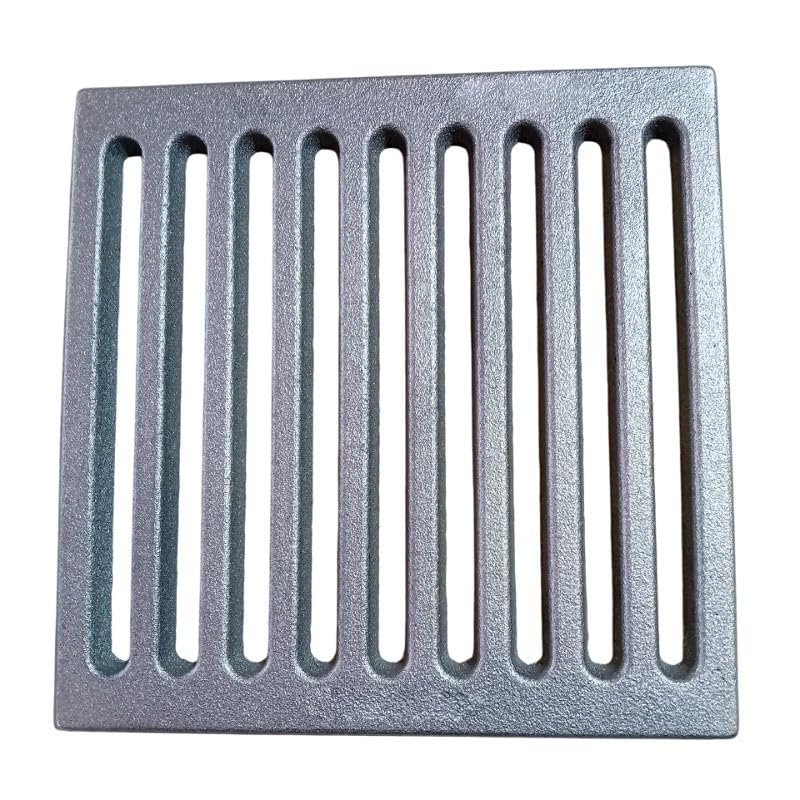 Griglia in ghisa caduta cenere e aereazione per camini, stufe a legna e focolari 20x20X1 CM - RIF 0036