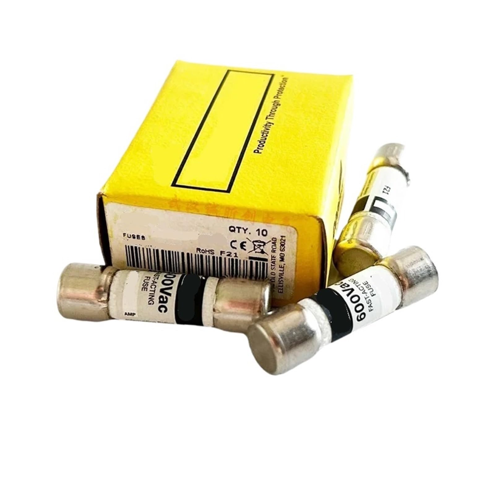 Fusible KTK 40A 600V action rapide pour la protection des circuits de commande électriques