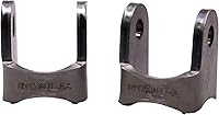 RuffStuff Specialties R1179 Weld-On Shock Brackets Pair - 1/4" Thick Steel, 1/2" Bolt Hole, Versatile Axle/Frame Mounts, Made in USA