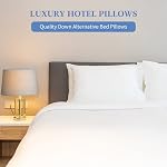 SHERWOOD Collection Hôtel Soft Down Oreillers de lit alternatifs (Queen) 3D Le remplissage en fibre creuse offre une douceur semblable à celle du nuage & Grand support, Couverture en microfibre soyeuse, 20×28 pouces
