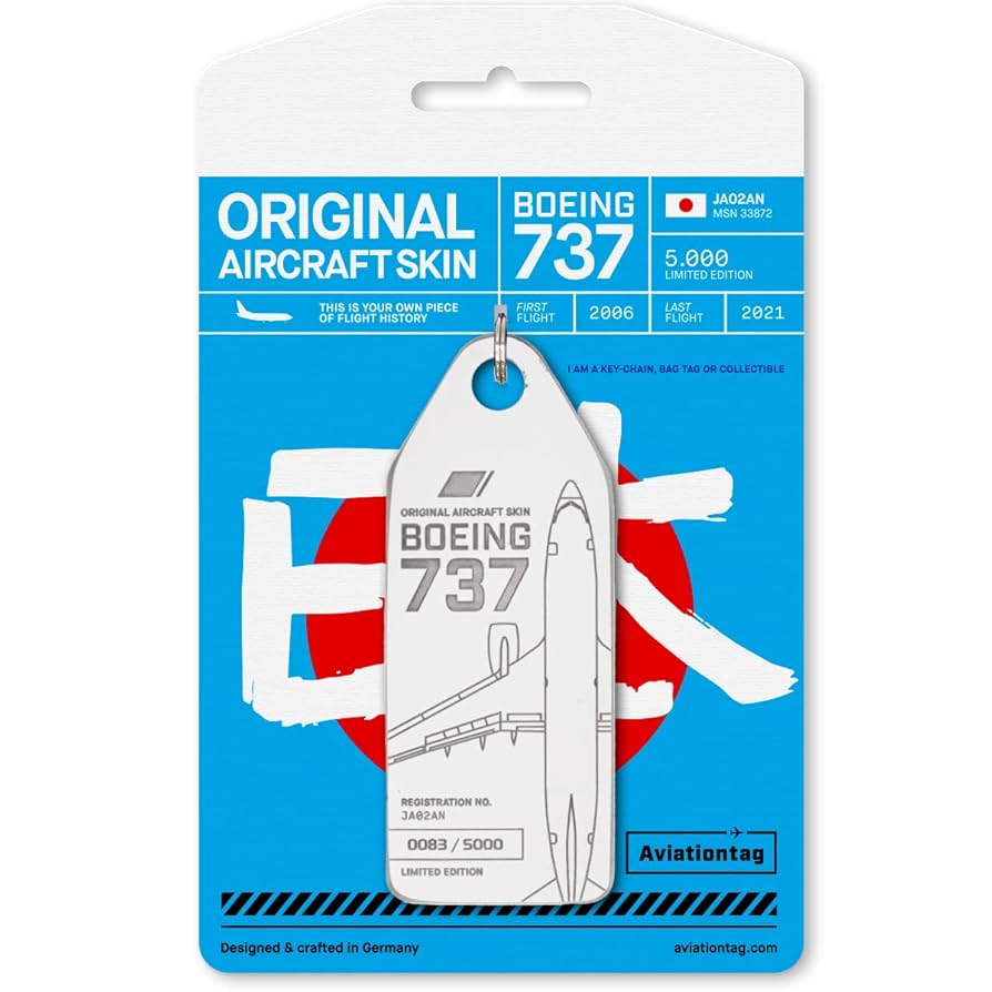 ANA 全日空 B737 JA02AN タグ モデルプレーン フラップダウン Amazon.co.jp: ANA 全日空 B737 JA02AN タグ モデルプレーン