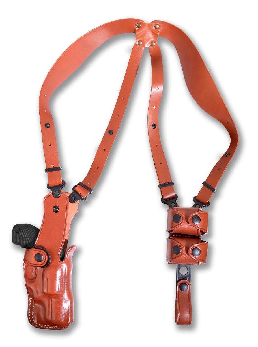 Buy MASC Premium Leather Vertical Shoulder Holster System with Double Speed Loader, for Colt Buy MASC Premium Leather Vertical Shoulder Holster System with Double Speed Loader, for Colt