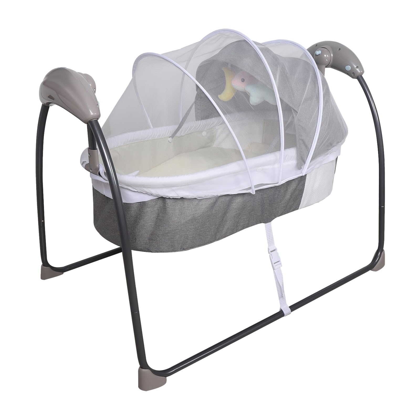 Elektrische Babywiege mit Schaukelfunktion tragbares Schaukelbett für Babys zum Einsatz zu Hause und auf Reisen