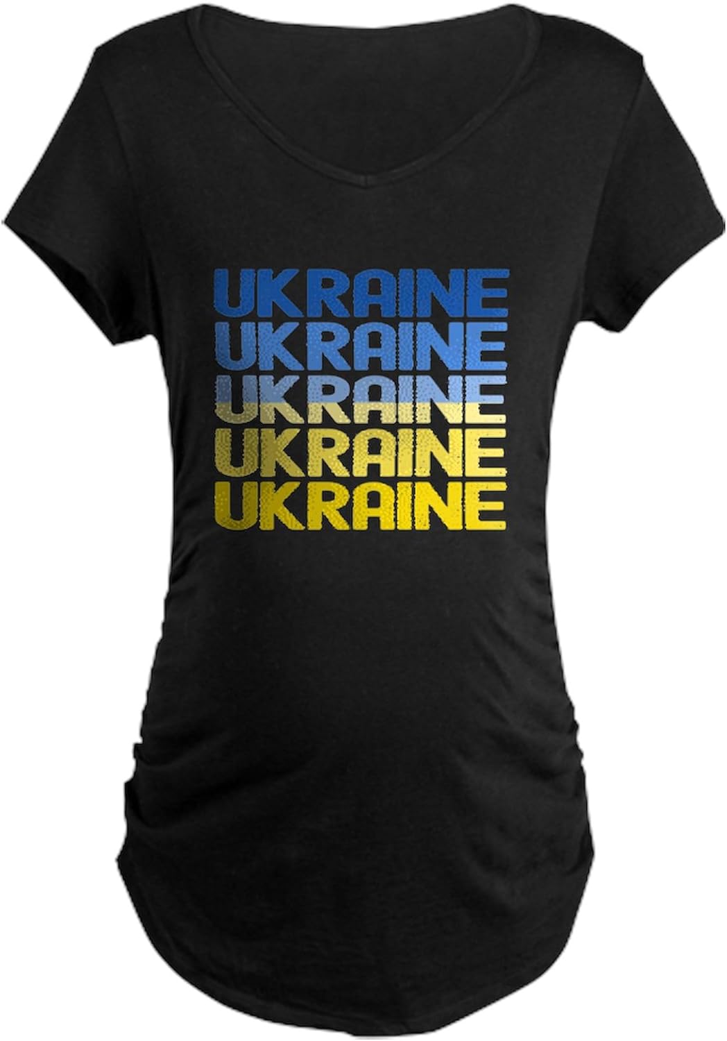 CafePress Ukraine Maternity T Shirt Women's Maternity Ruched Side T-Shirt
