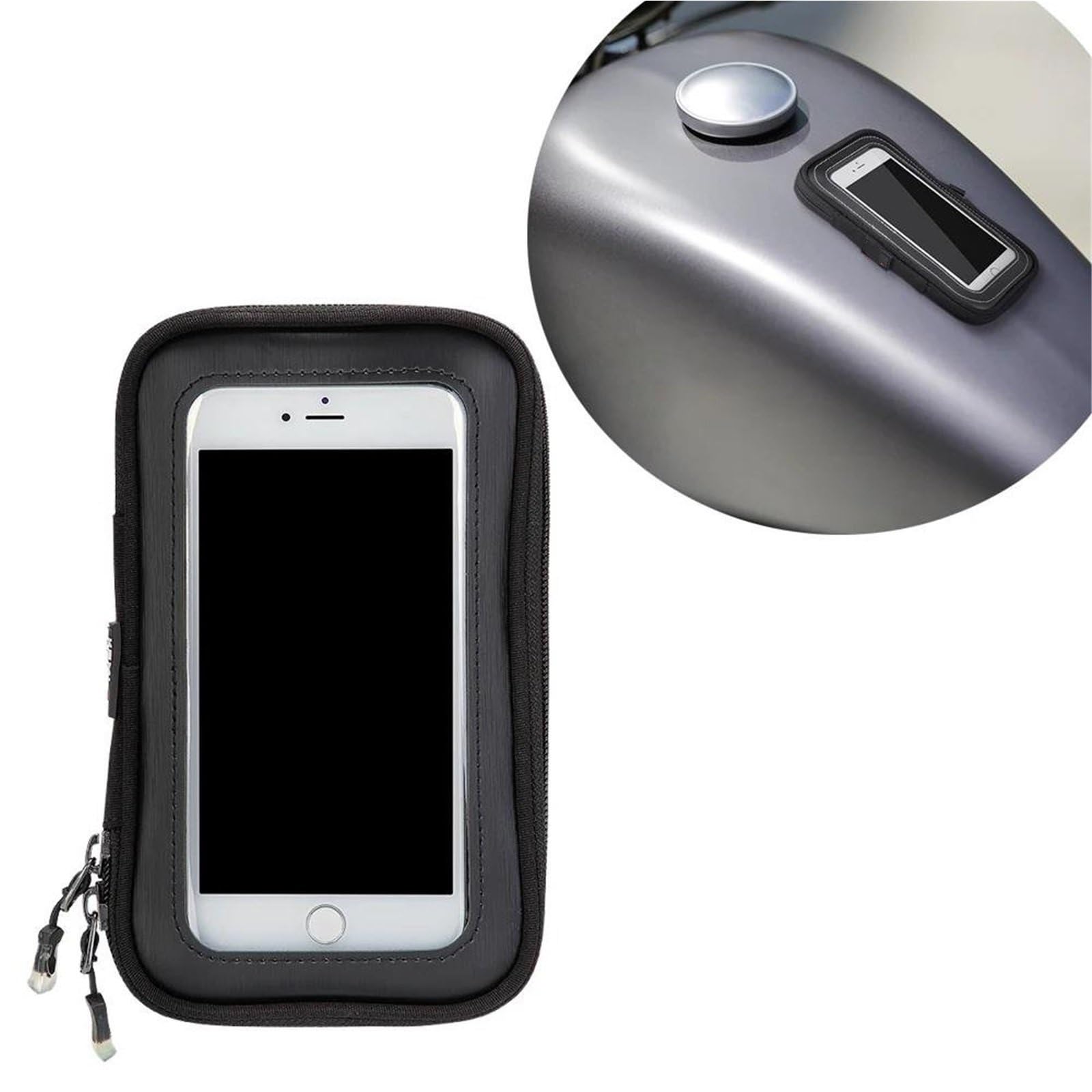 Bolsas Depósito Moto, Impermeables, Magnéticas, con Pantalla Táctil, para Teléfono Y GPS, para R1200GS, Bolsa Sillín Instalación Rápida Bolsa sillín Impermeable