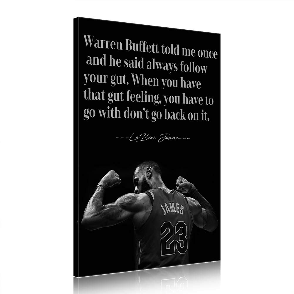 Affiche basket-ball Lebron James cadeau idéal pour fan de sport et ado passionné