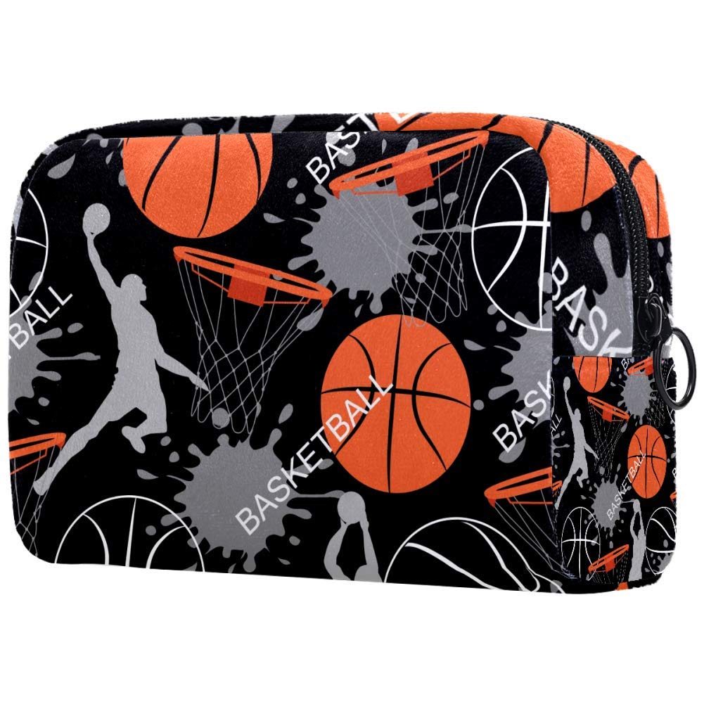 Sport Basketball Makeup Bag Cosmetic Bags Toiletry Travel
