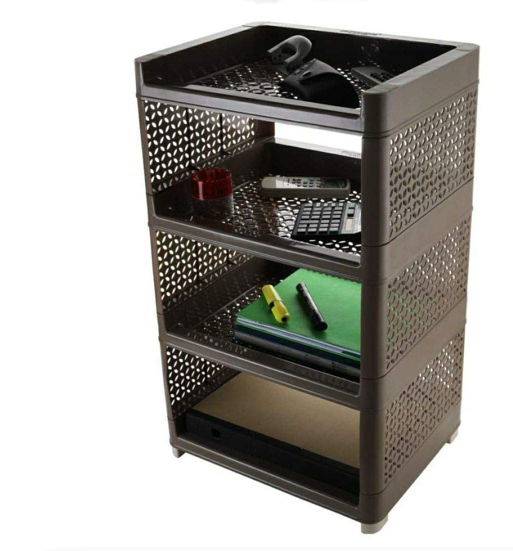 SUKIDI Book Storage Display Rack Shelf Cabinet Unit Organizer for Living Room, Bed Room, Study Room (Multicolor)-image-10