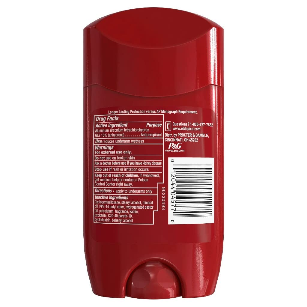 Old Spice Steel Titan Anti-Perspirant Deodorant, 2.6 oz (Pack of 3) - Image 2