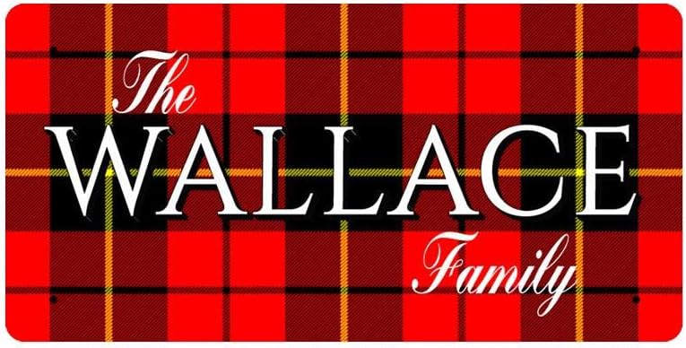 McMug - The Wallace Family (Wallace Modern Tartan) - Metal Sign, Decorative Sign, 200mm x 100mm
