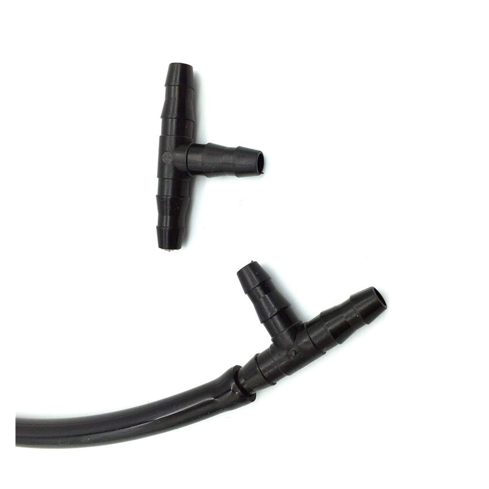 Garden Plumbing 300PCS Tee Joint 1/4" Pipe 4/7mm Hose for Garden Drip Irrigation Hose Fittings (Diameter : 1/4'')